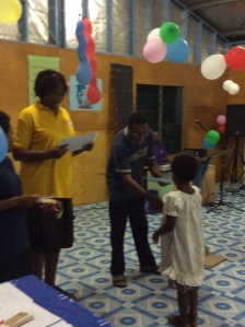 Awarding Certificates of Participation.