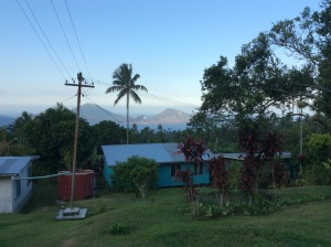 Picture taken a while ago showing the Volcanoes from Malmalwan - Amazing View. 