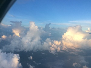 Cloud formation from the plane